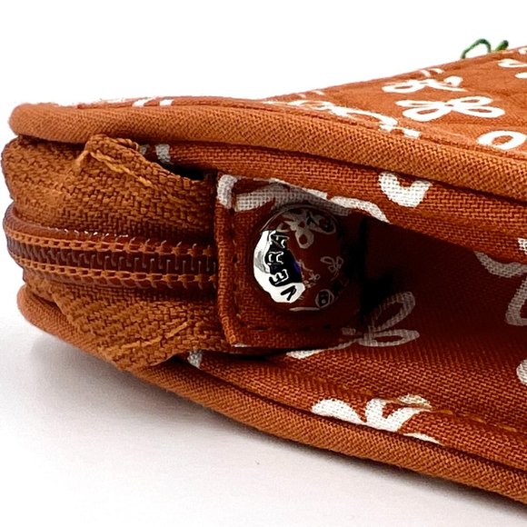 Vera Bradley University of Texas Front Zip Wristlet - Picture 10 of 16